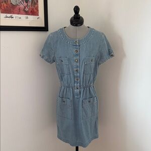 3.1 Phillip Lim Denim Button-Front Dress